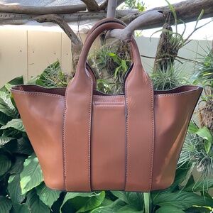 ZARA Faux Brown Leather Purse